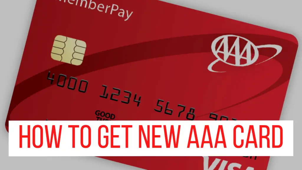How to Get New AAA Card